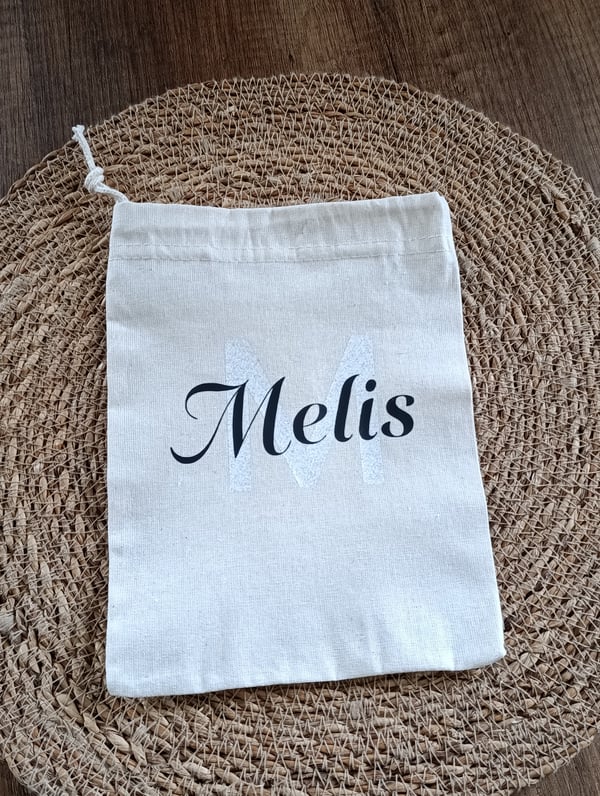 Kişiye Özel İsimli Bez Kesesi 16x21