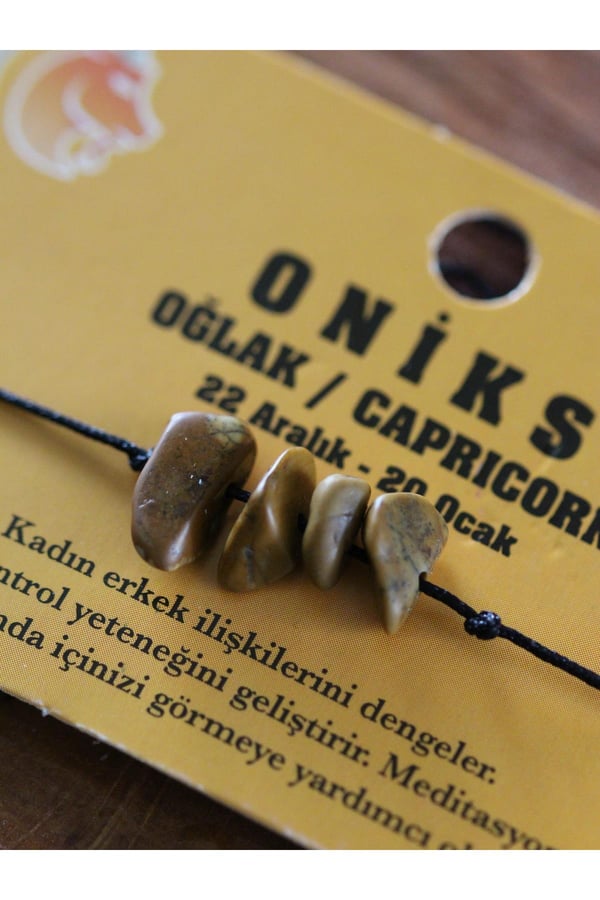 Oniks Spiritüel Enerji Bileklik
