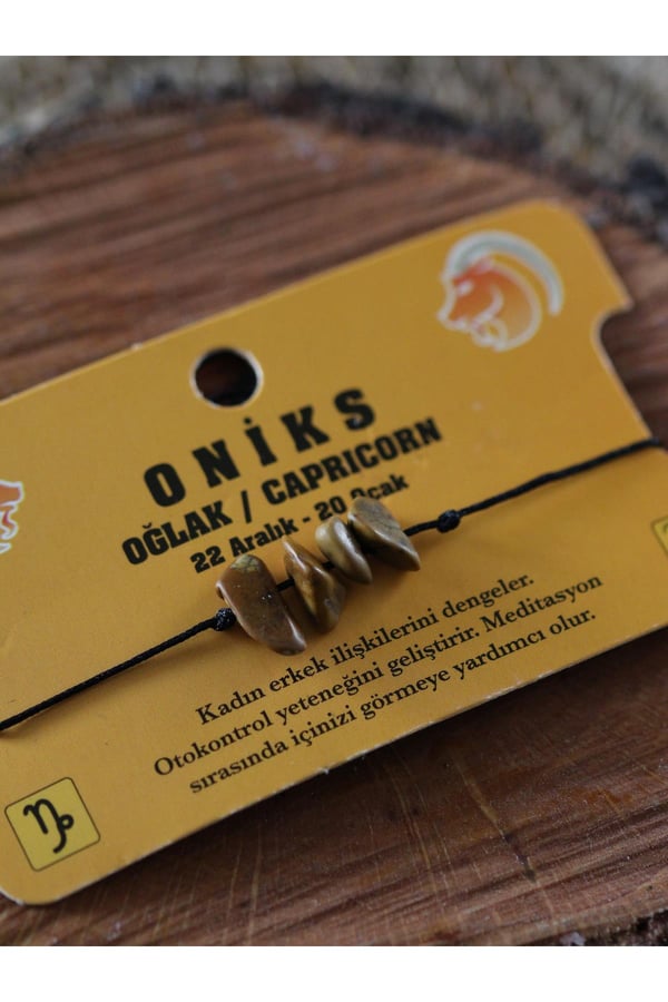 Oniks Spiritüel Enerji Bileklik