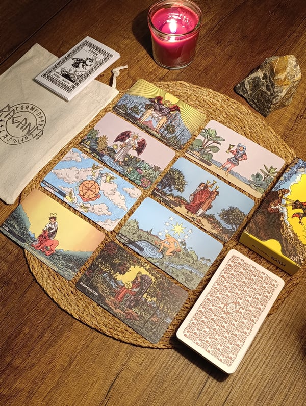 Panorama Yatay Tarot Destesi 78 Kart - Arındırma Kesesi