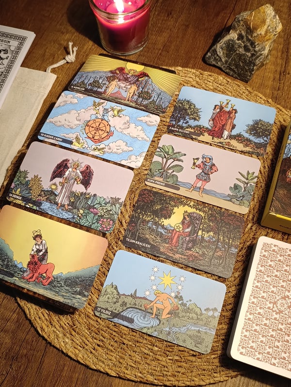 Panorama Yatay Tarot Destesi 78 Kart - Arındırma Kesesi