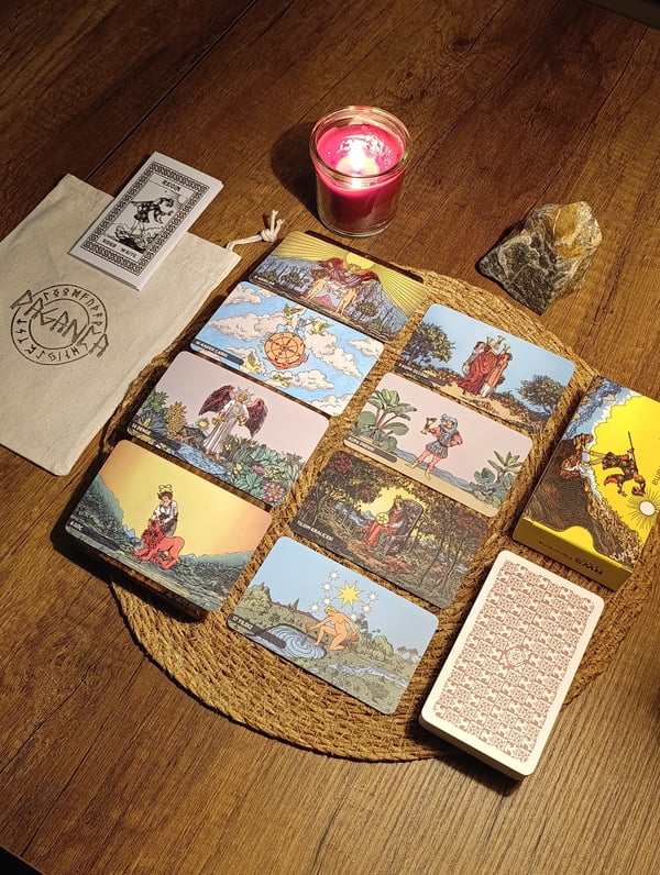 Panorama Yatay Tarot Destesi 78 Kart - Arındırma Kesesi