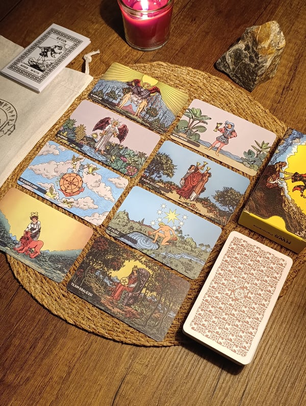 Panorama Yatay Tarot Destesi 78 Kart - Arındırma Kesesi