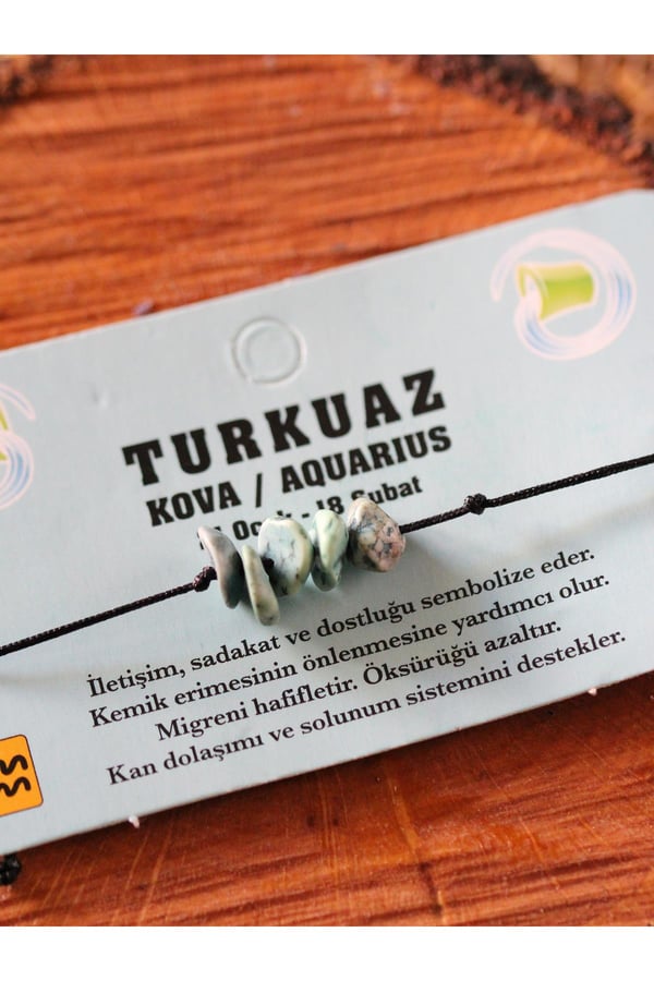Turkuaz Spiritüel Enerji Bileklik