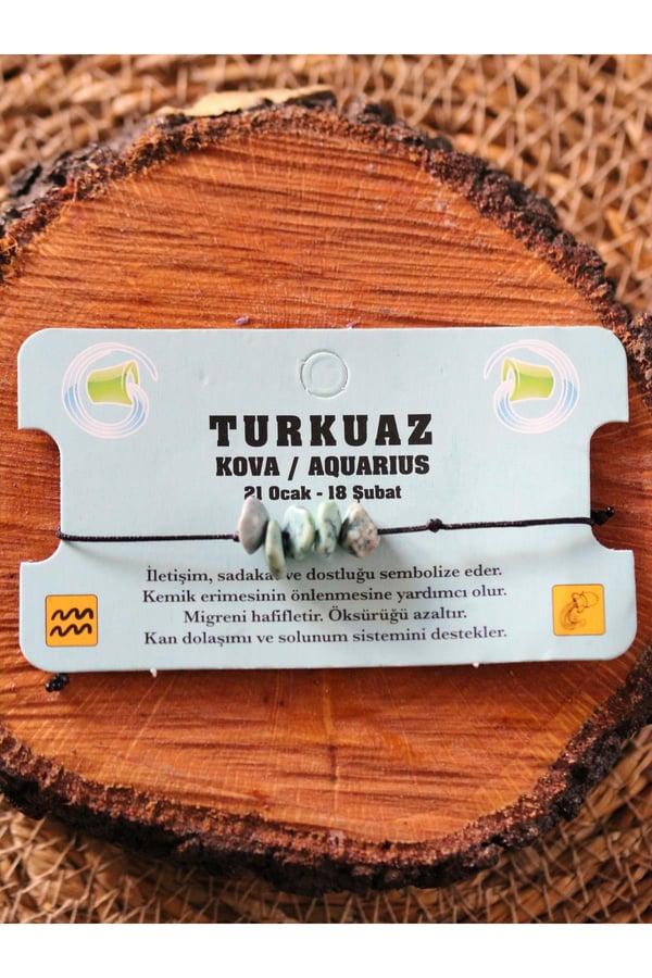 Turkuaz Spiritüel Enerji Bileklik