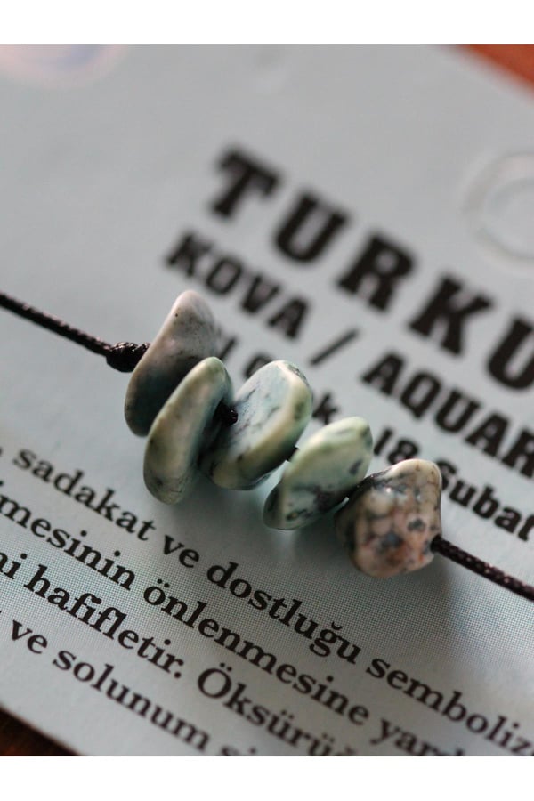 Turkuaz Spiritüel Enerji Bileklik