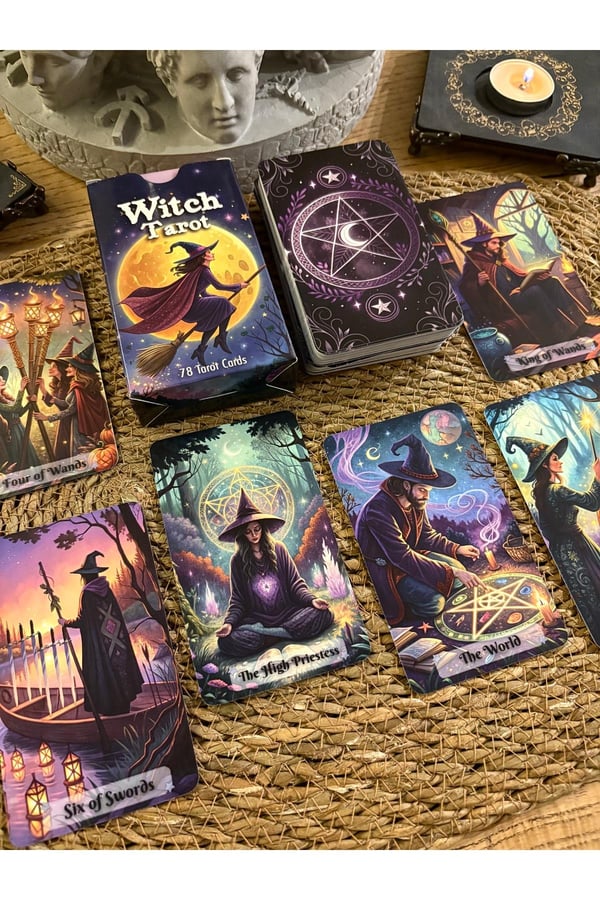 Witch Tarot Destesi - 78 Kart