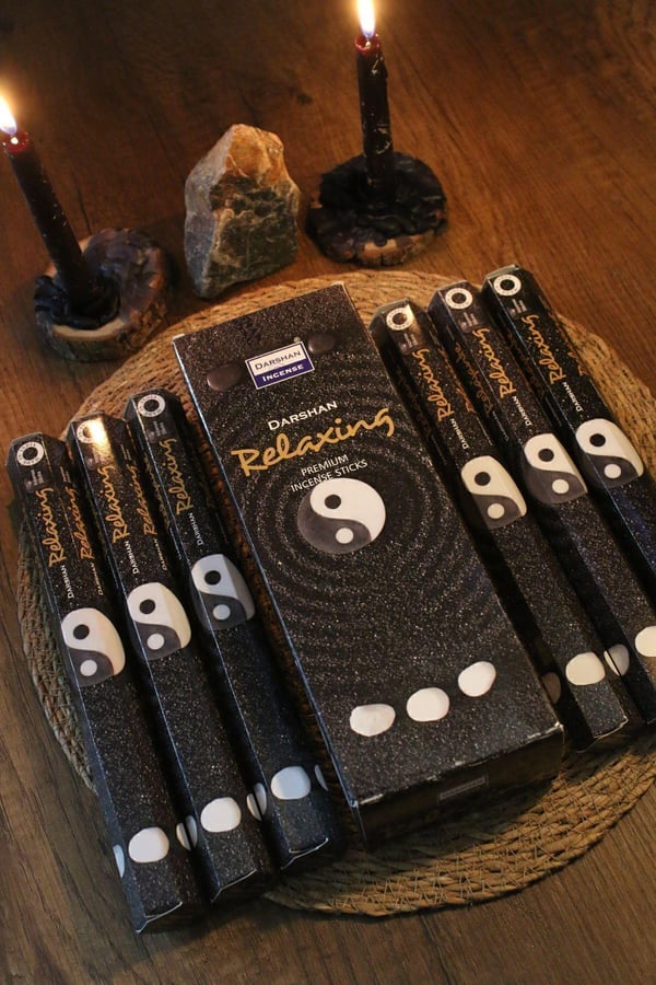 Yin ve Yang Spiritüel Enerji Özel Kutu Tütsü 6lı