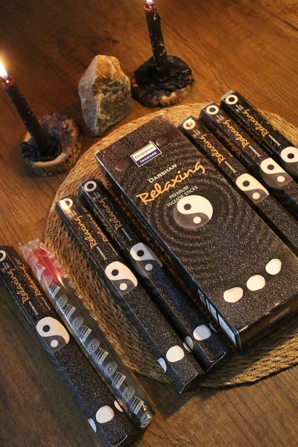Yin ve Yang Spiritüel Enerji Özel Kutu Tütsü 6lı
