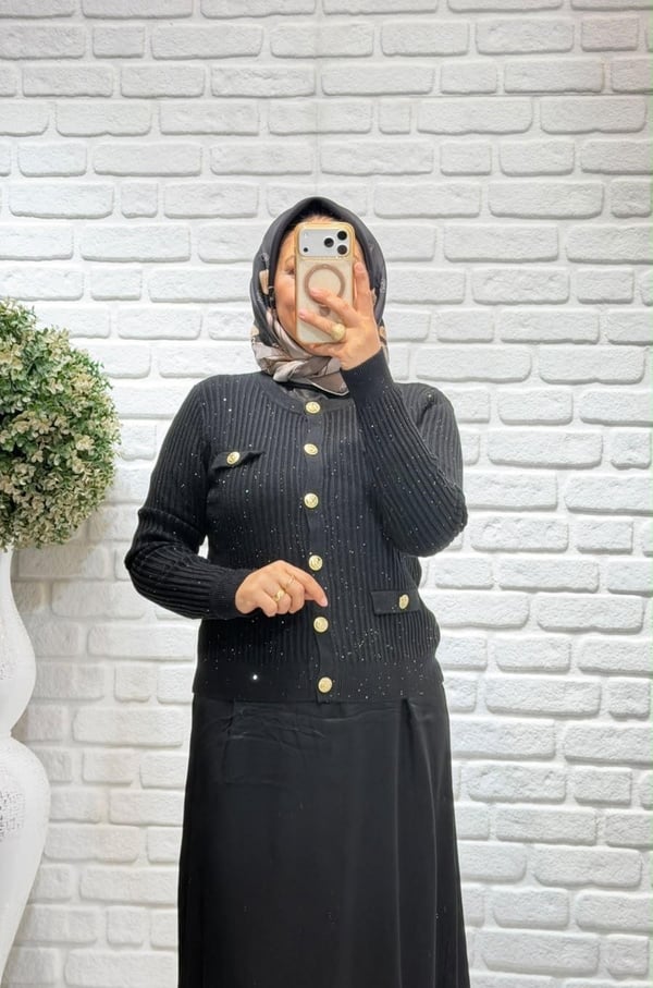 Nprive Fitilli Triko Hırka
