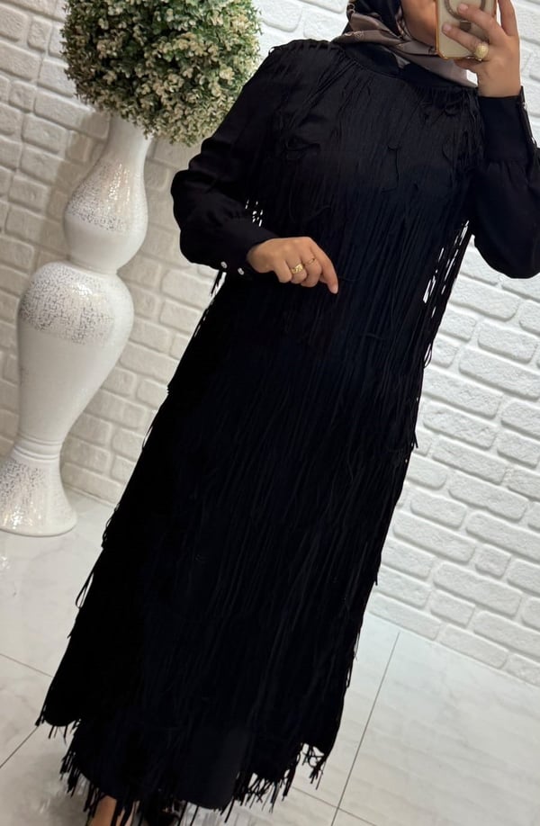 Nprive  Lazer Detaylı Elbise 