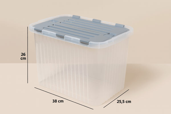 16 Lt Şeffaf Derin Split Box