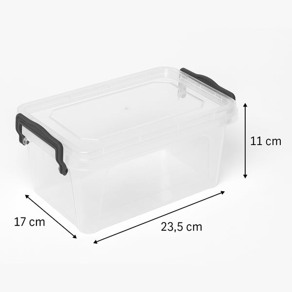 Dikdörtgen Saklama Kabı 5 Li Set (1-10 Lt Arası)
