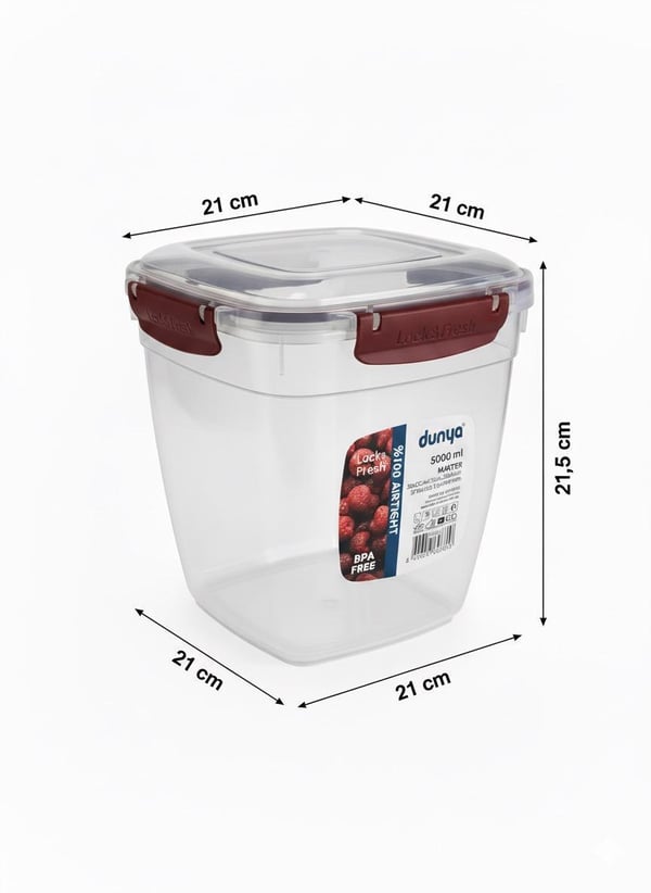Master Derin Saklama Kabı 3 Adet 5000Ml + 3200Ml + 1900Ml Karışık Renk