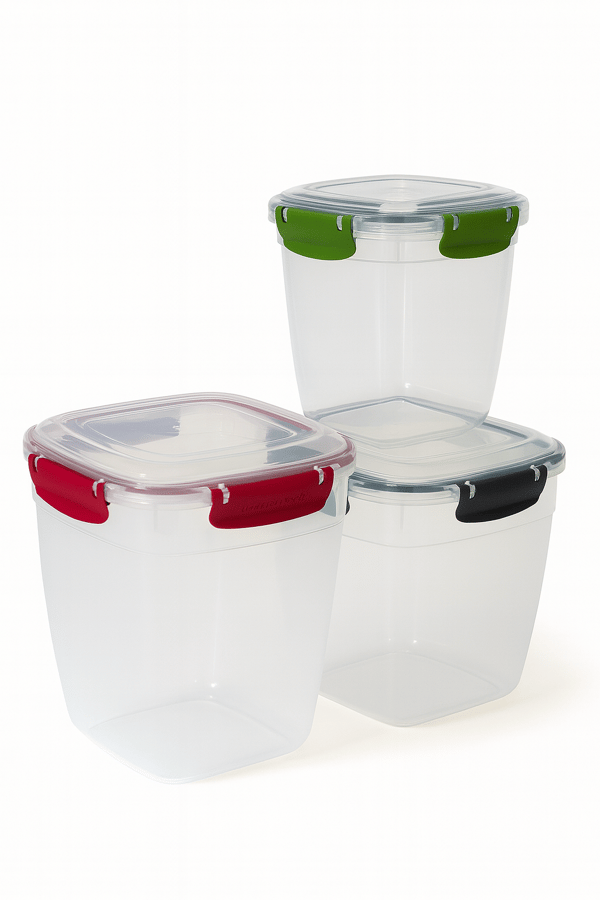 Master Derin Saklama Kabı 3 Adet 5000Ml + 3200Ml + 1900Ml Karışık Renk