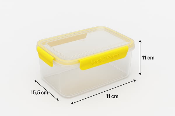 Master Dikdörtgen Saklama Kabı 3 Adet 5000Ml + 3000Ml + 1800Ml Karışık Renk