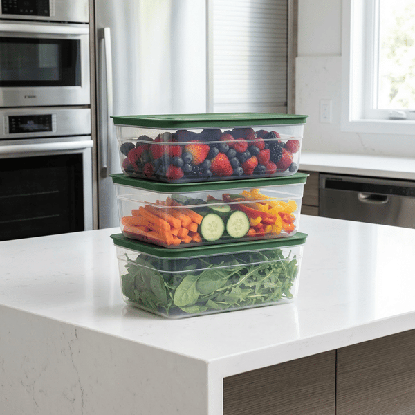 Royal Microwave & Fresh Saklama 5Lt + 3,8Lt + 2,5Lt Yeşil
