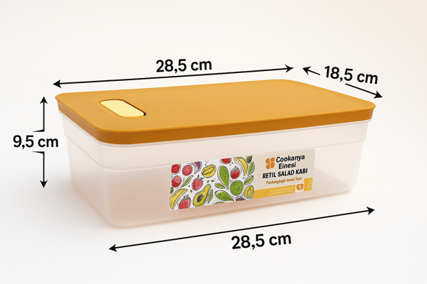 Royal Microwave & Fresh Saklama 5Lt + 3,8Lt + 2,5Lt Yeşil