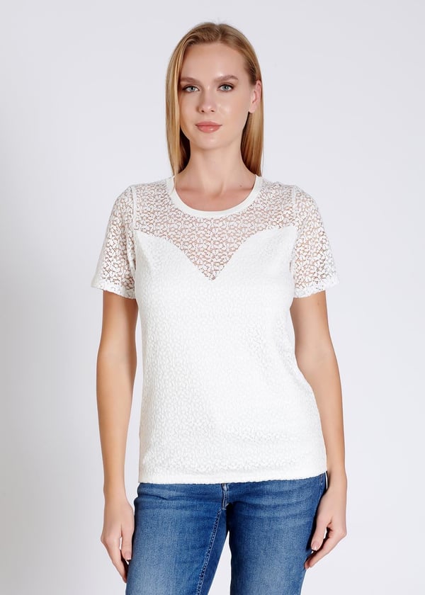 Tamamı Dantel Kadın T-shirt