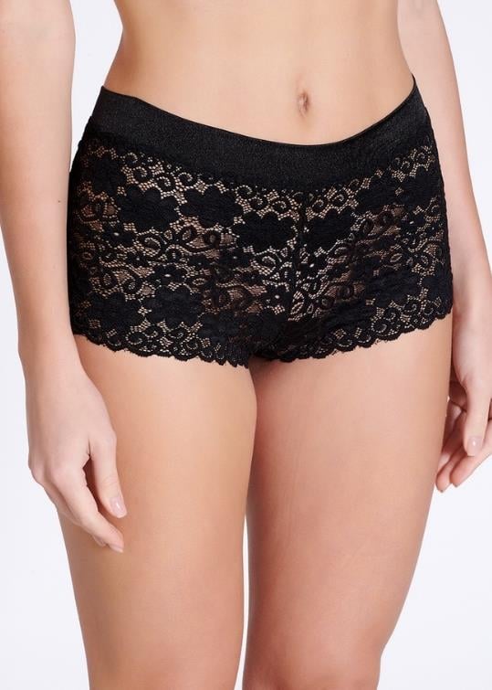 Beli Saten Tamamı Dantelli Kadın Boxer