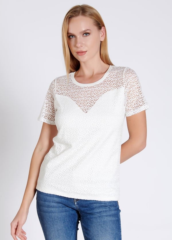 Tamamı Dantel Kadın T-shirt