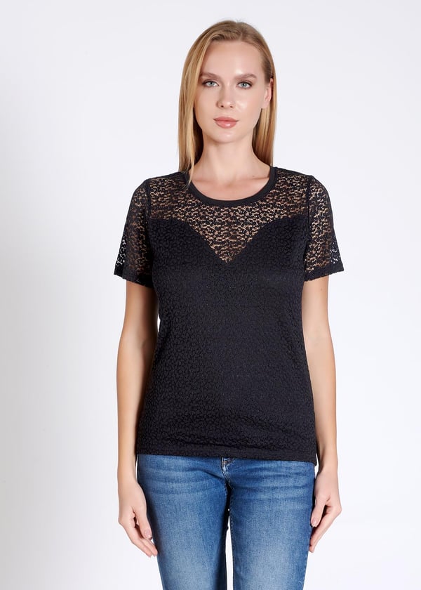 Tamamı Dantel Kadın T-shirt