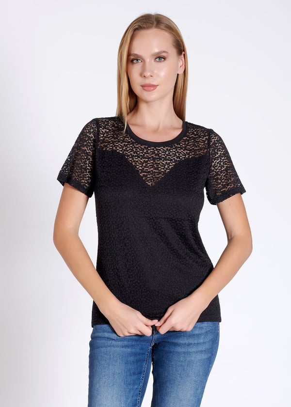 Tamamı Dantel Kadın T-shirt