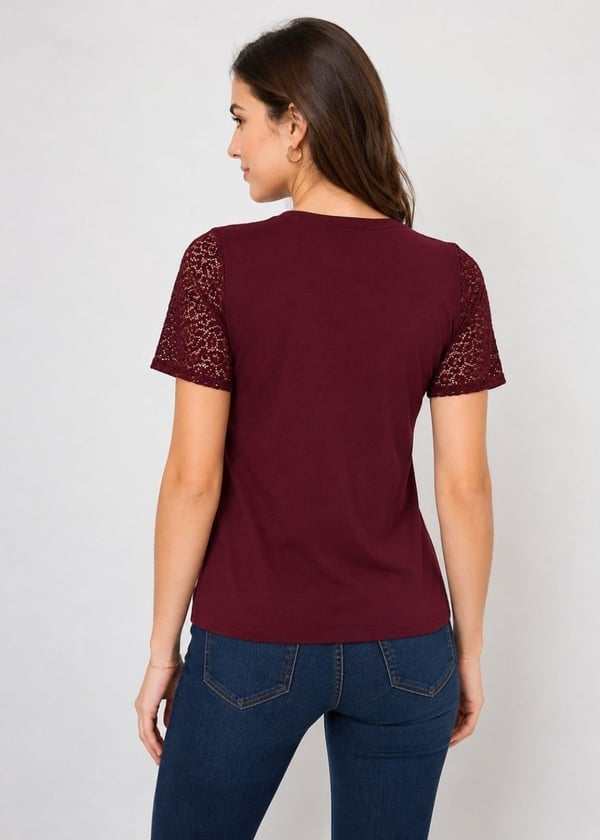 Tamamı Dantel Kadın T-shirt