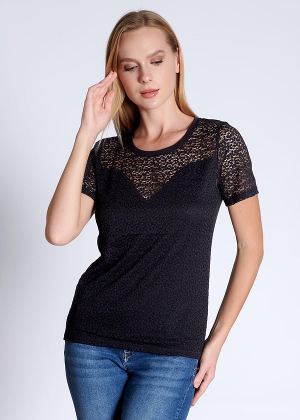 Tamamı Dantel Kadın T-shirt