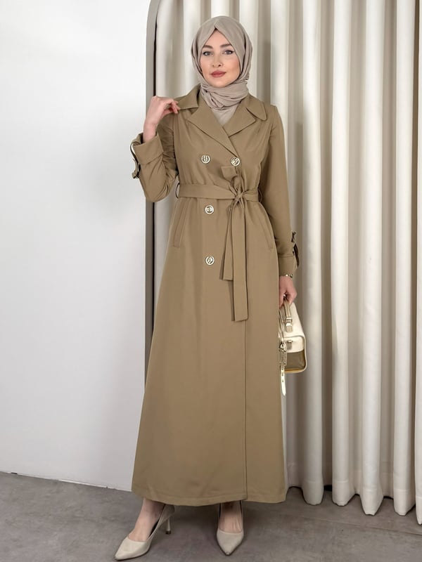 ASİL TRENCH CAMEL