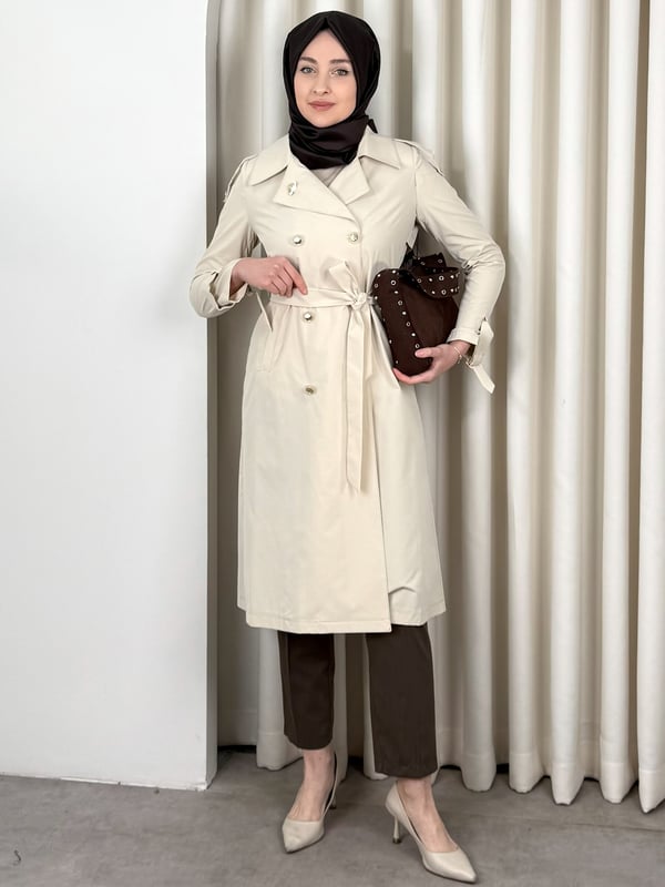 ESİLA TRENCH BEJ