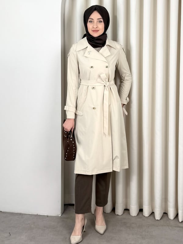ESİLA TRENCH BEJ