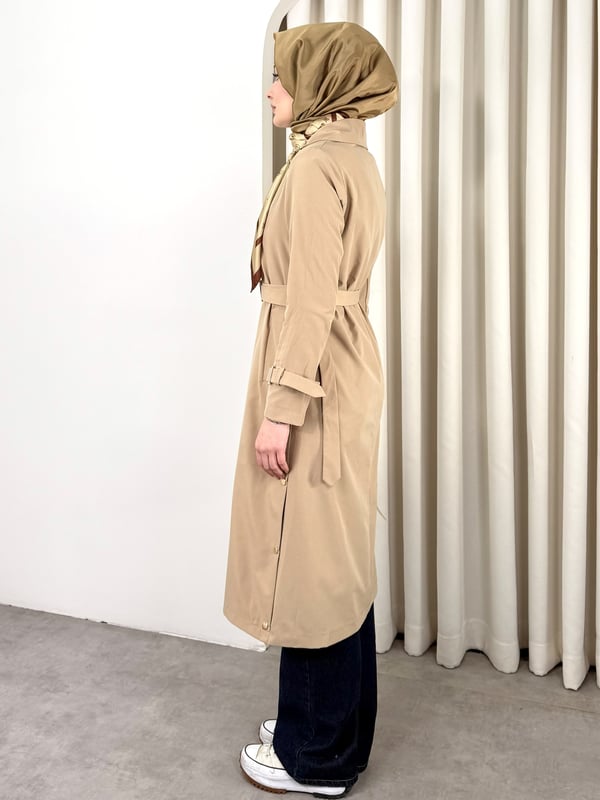 LEİLA TRENCH CAMEL