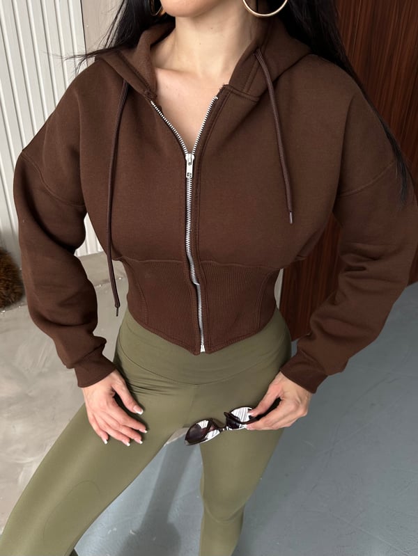 Korse Marşet Sweaters Acı Kahve