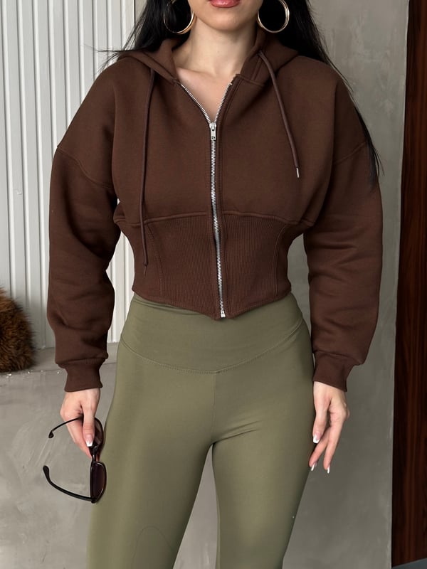 Korse Marşet Sweaters Acı Kahve