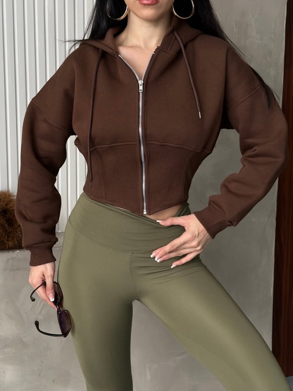 Korse Marşet Sweaters Acı Kahve