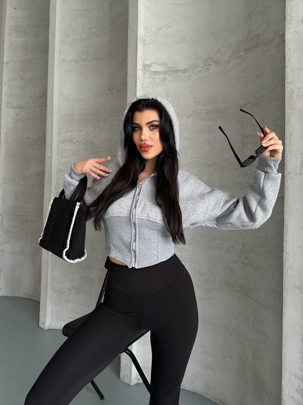 Korse Marşet Sweaters Gri