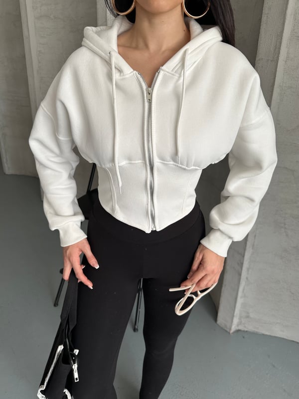Korse Marşet Sweaters Krem
