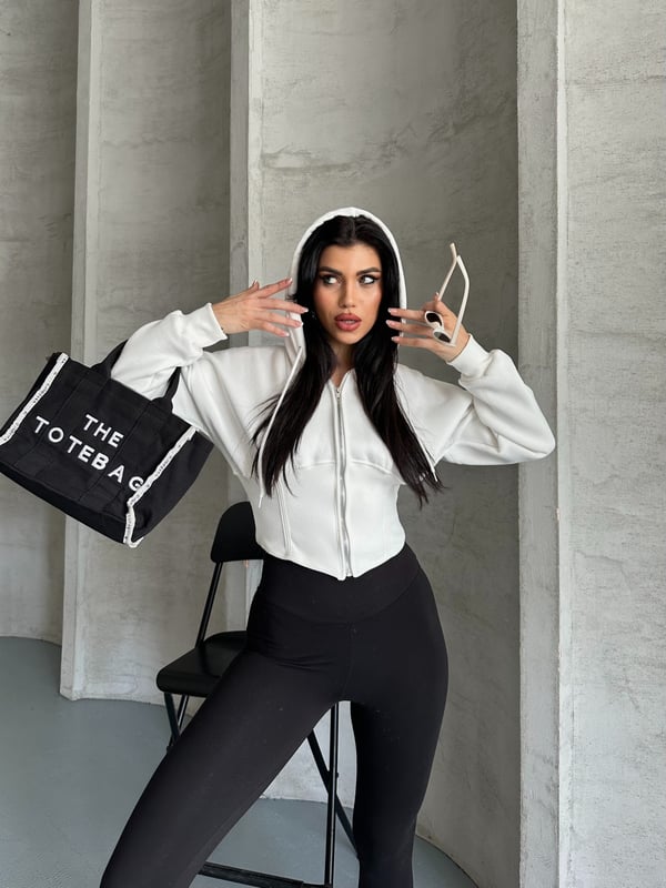 Korse Marşet Sweaters Krem
