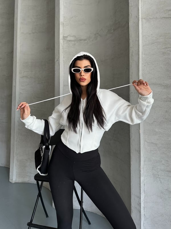 Korse Marşet Sweaters Krem