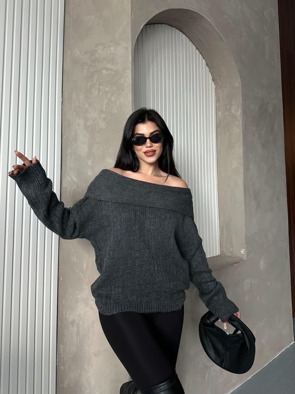 Madonna Yaka Triko Kazak Antrasit
