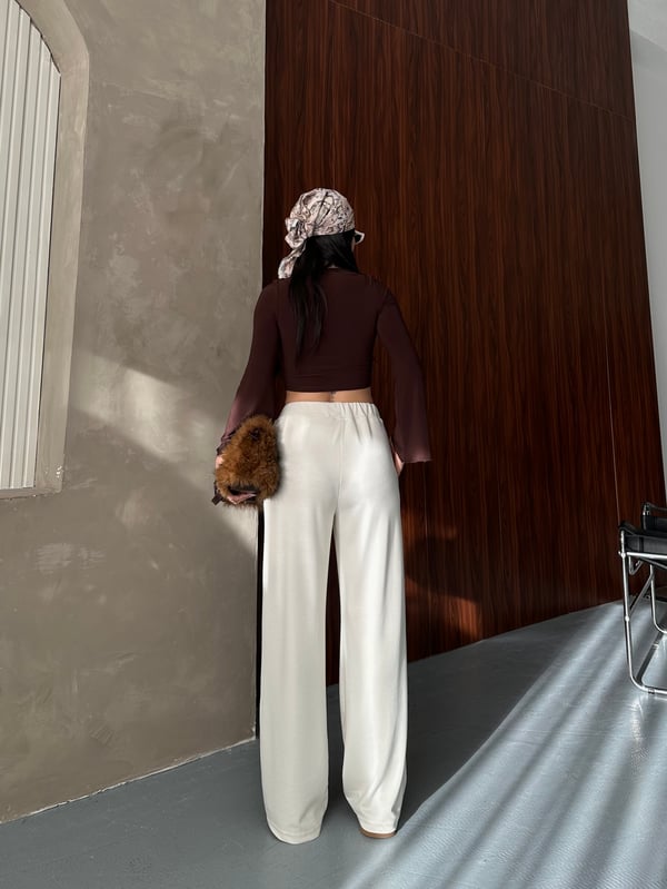 Oysho Çimalı Pantolon Krem