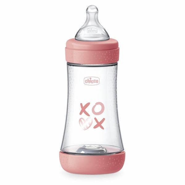 Chicco Perfect5 Antikolik PP Biberon 240 ml - Pembe