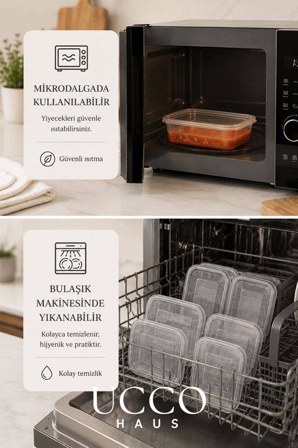 10 Adet 500ml Ekonomik Plastik Buzdolabı Dondurucu Erzak Sızdırmaz Saklama Kabı Buzluk Organizer