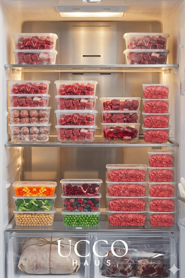 10 Adet 650ml Ekonomik Buzluk & Mikrodalga Sızdırmaz Saklama Kabı Seti Buzluk Organizer