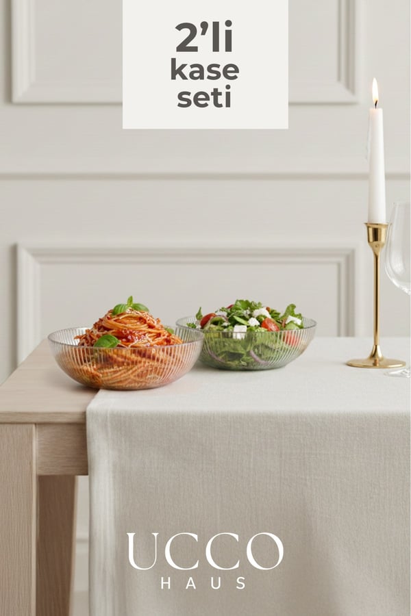 2 ADET 20cm Paris Yuvarlak Kase Seti - Salata Meyve Kasesi - Sunumluk Şık Pinterest Tabak