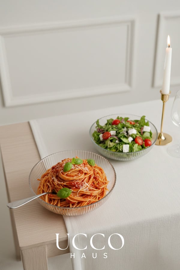 2 ADET 20cm Paris Yuvarlak Kase Seti - Salata Meyve Kasesi - Sunumluk Şık Pinterest Tabak