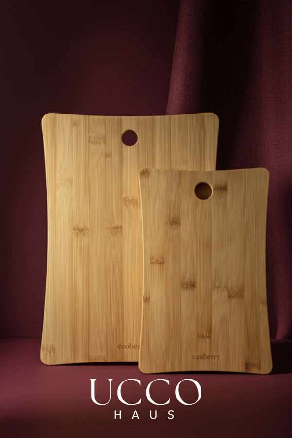 2 Adet Bambu Kesme Sunum Tahtası 35-30 cm – Sağlıklı Dayanıklı Sunumluk Şarküteri