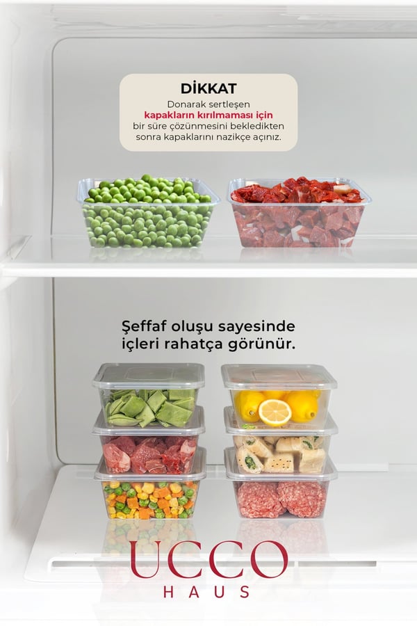 20 Adet 750ml Saklama Kabı Seti – Plastik Buzluk, Erzak, Yemek Hazırlık & Mutfak Düzenleme Kutuları