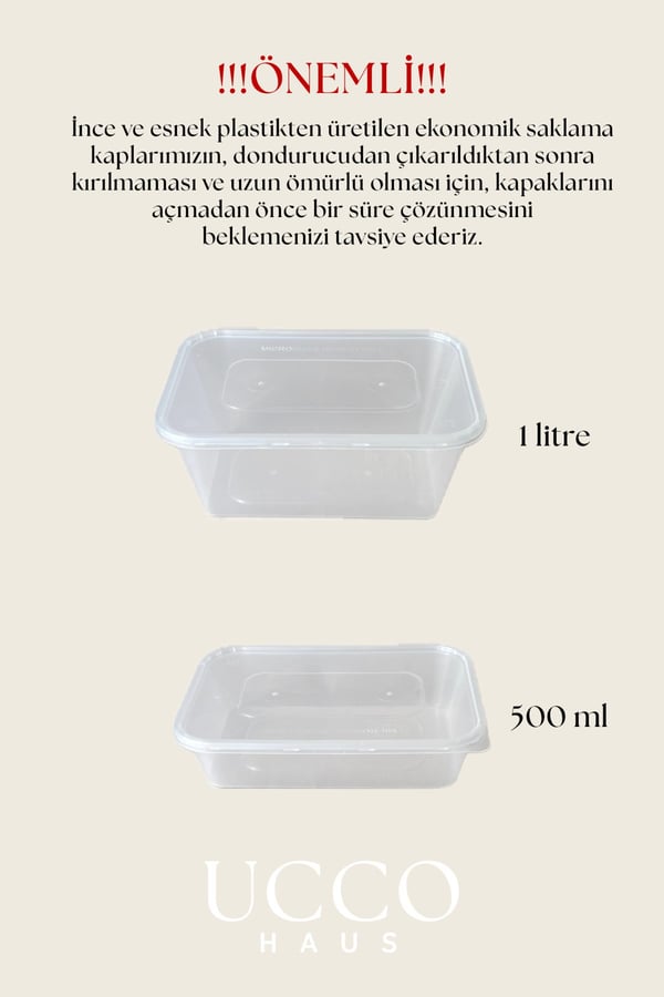20(10+10) Adet Ekonomik Saklama Kabı Seti – 10x650 ml 10x1000 ml Mikrodalga Buzluk Dondurucu Erzak